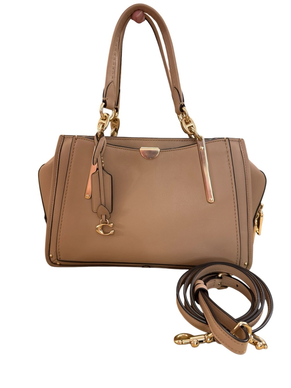 Coach Dreamer Beechwood Leather Satchel